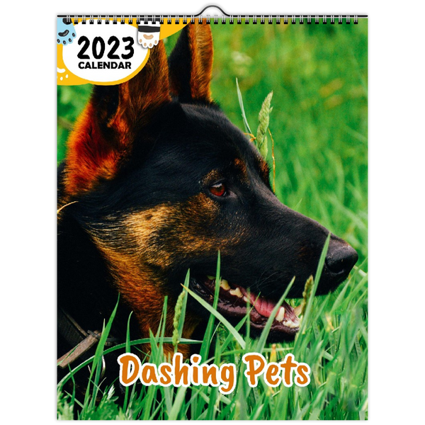 Dashing Pets: 2023 Wall Calendar