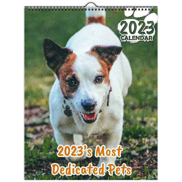 2023's Most Dedicated Pets: 2023 Wall Calendar