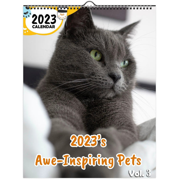 2023's Awe-Inspiring Pets Volume Three: 2023 Wall Calendar