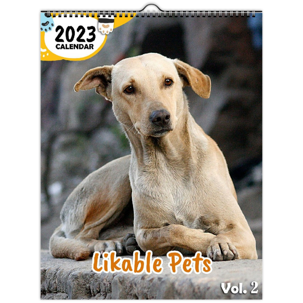 Likable Pets Volume Two: 2023 Wall Calendar