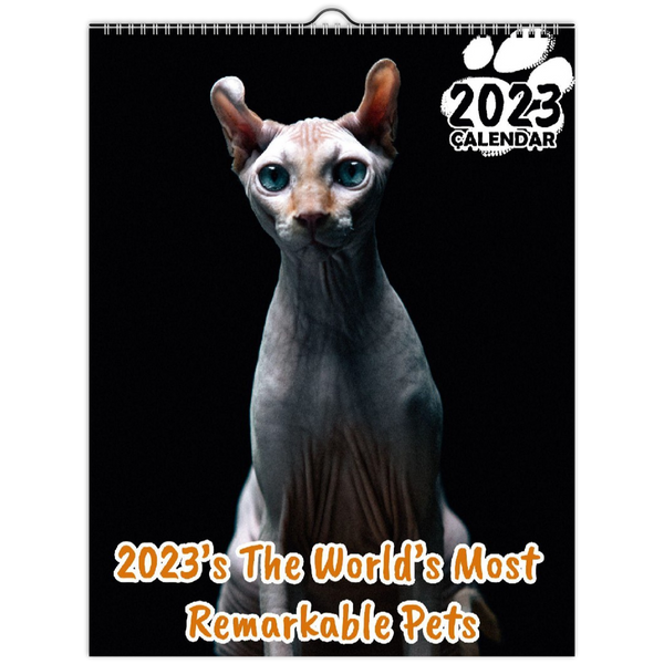 2023's The World's Most Remarkable Pets: 2023 Wall Calendar