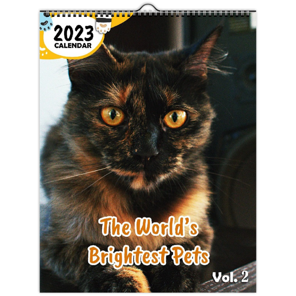The World's Brightest Pets Volume Two: 2023 Wall Calendar