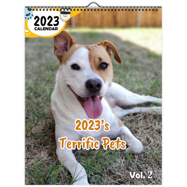 2023's Terrific Pets Volume Two: 2023 Wall Calendar