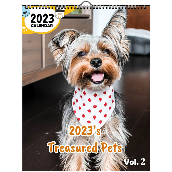 2023's Treasured Pets Volume Two: 2023 Wall Calendar