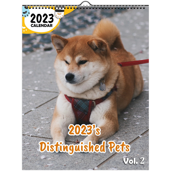 2023's Distinguished Pets Volume Two: 2023 Wall Calendar