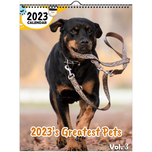 2023's Greatest Pets Volume Three: 2023 Wall Calendar