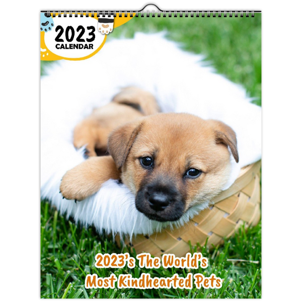 2023's The World's Most Kindhearted Pets: 2023 Wall Calendar