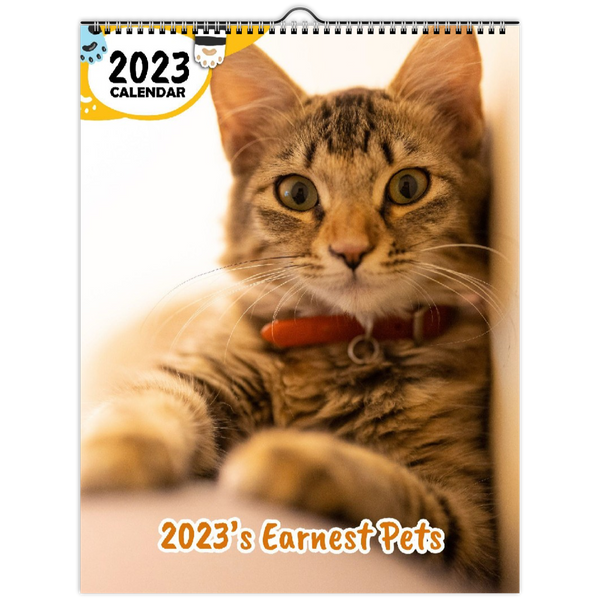 2023's Earnest Pets: 2023 Wall Calendar