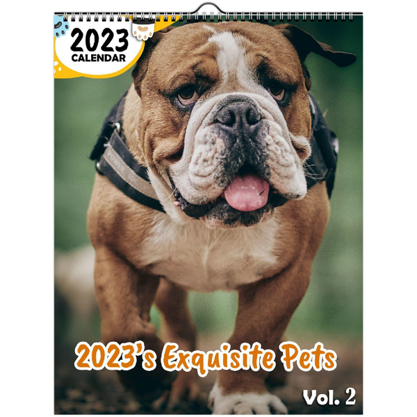 2023's Exquisite Pets Volume Two: 2023 Wall Calendar