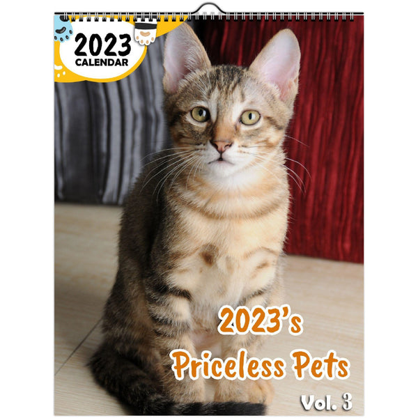 2023's Priceless Pets Volume Three: 2023 Wall Calendar