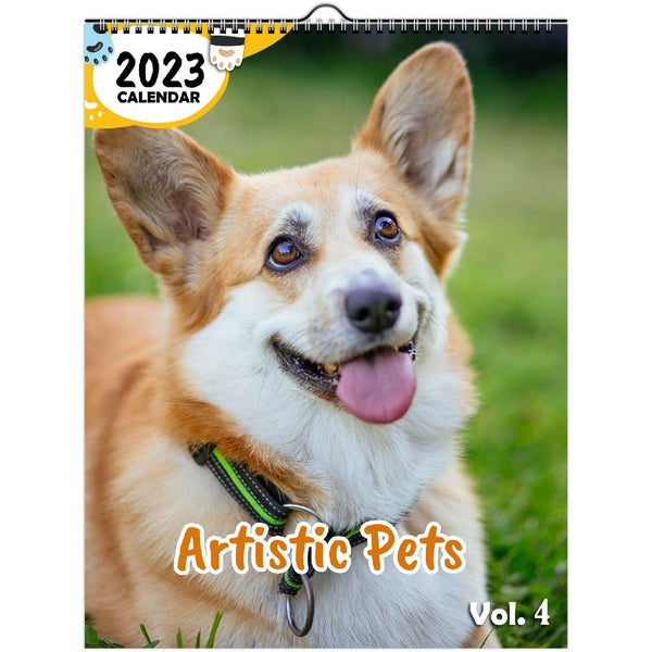 Artistic Pets Volume Four: 2023 Wall Calendar
