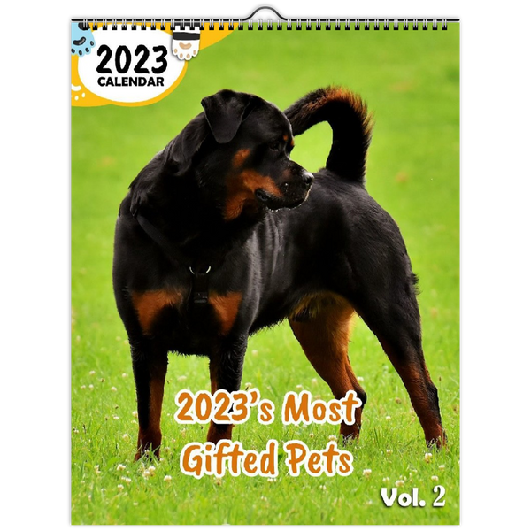 2023's Most Gifted Pets Volume Two: 2023 Wall Calendar