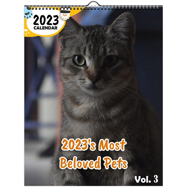 2023's Most Beloved Pets Volume Three: 2023 Wall Calendar