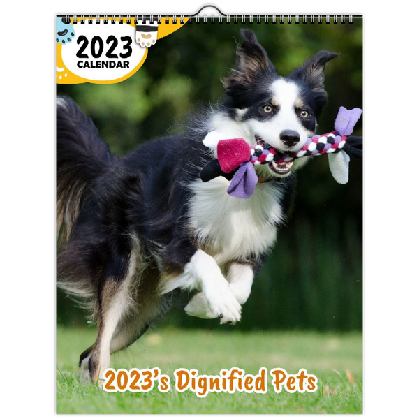 2023's Dignified Pets: 2023 Wall Calendar