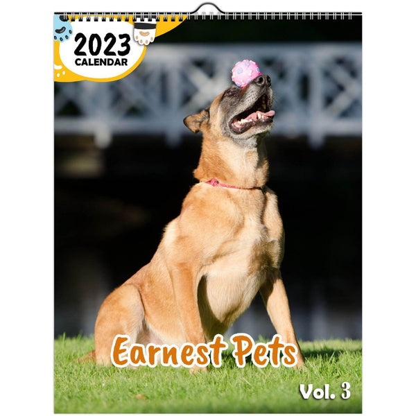 Earnest Pets Volume Three: 2023 Wall Calendar