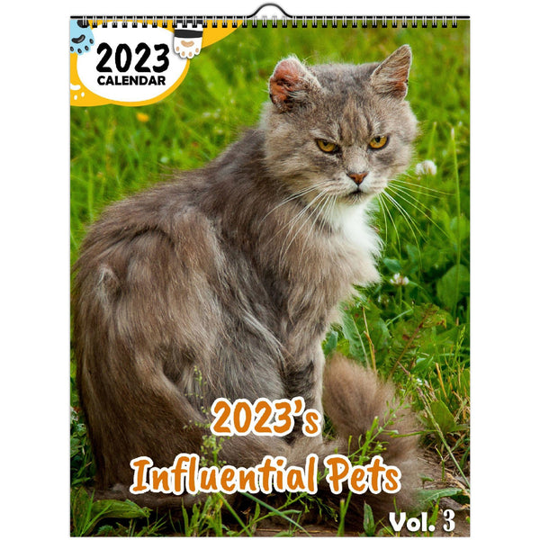 2023's Influential Pets Volume Three: 2023 Wall Calendar