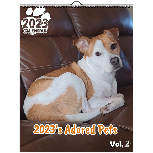 2023's Adored Pets Volume Two: 2023 Wall Calendar
