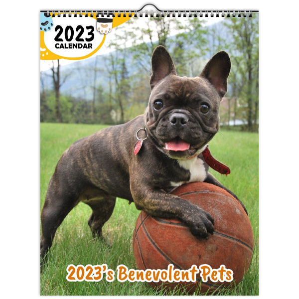2023's Benevolent Pets: 2023 Wall Calendar
