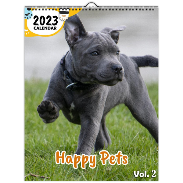 Happy Pets Volume Two: 2023 Wall Calendar