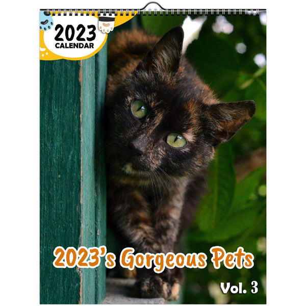 2023's Gorgeous Pets Volume Three: 2023 Wall Calendar