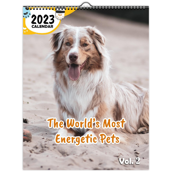 The World's Most Energetic Pets Volume Two: 2023 Wall Calendar