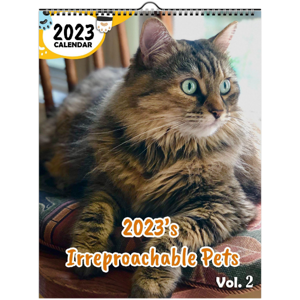 2023's Irreproachable Pets Volume Two: 2023 Wall Calendar