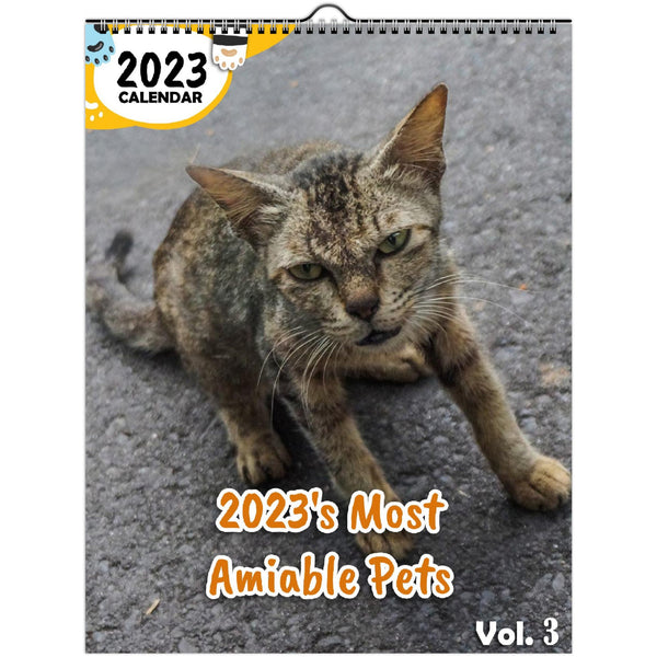 2023's Most Amiable Pets Volume Three: 2023 Wall Calendar