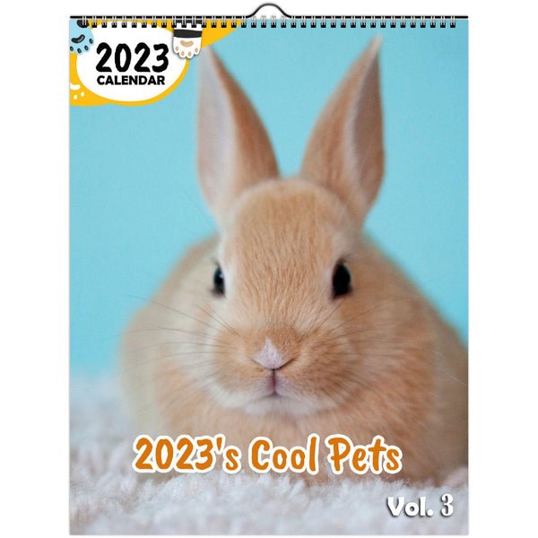 2023's Cool Pets Volume Three: 2023 Wall Calendar