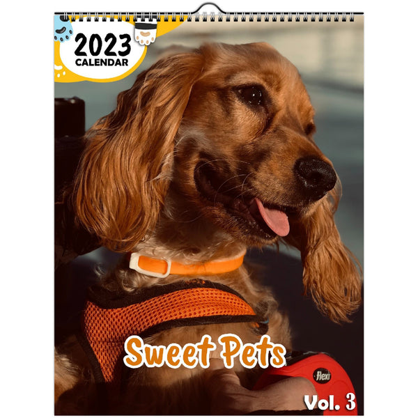Sweet Pets Volume Three: 2023 Wall Calendar