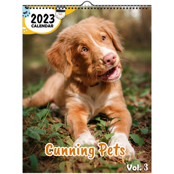 Cunning Pets Volume Three: 2023 Wall Calendar