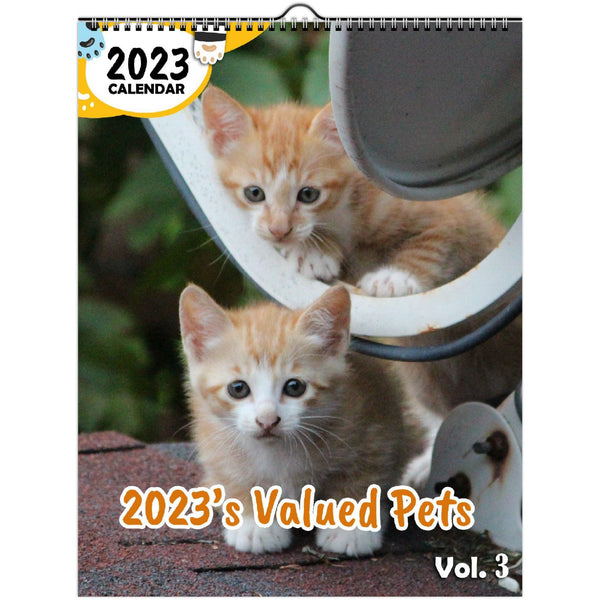 2023's Valued Pets Volume Three: 2023 Wall Calendar