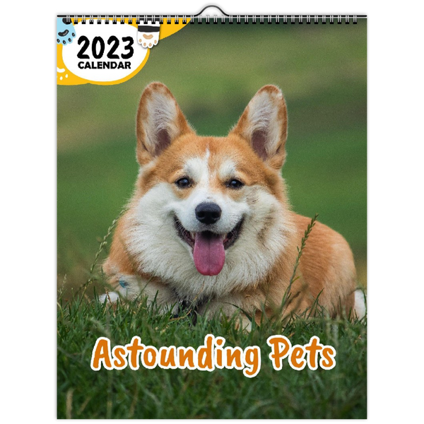 Astounding Pets: 2023 Wall Calendar