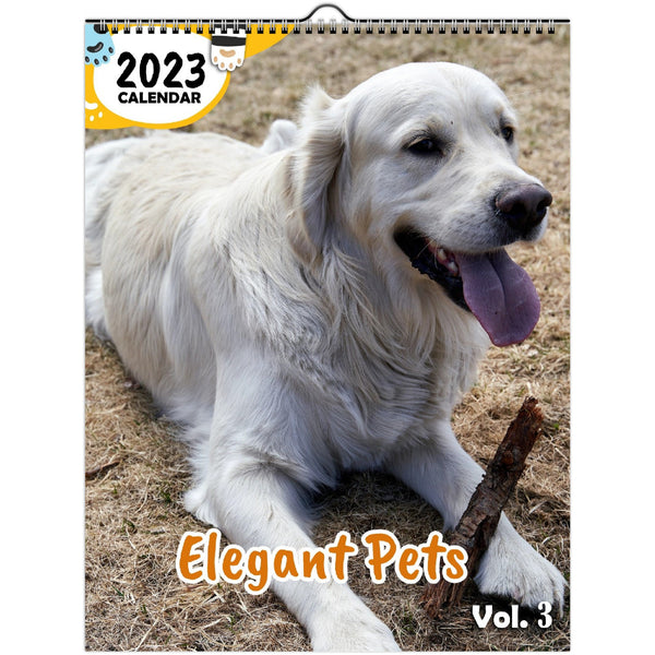 Elegant Pets Volume Three: 2023 Wall Calendar