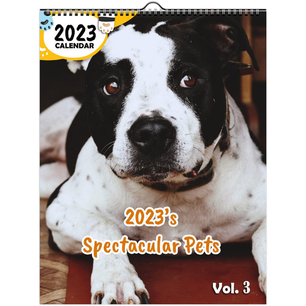 2023's Spectacular Pets Volume Three: 2023 Wall Calendar