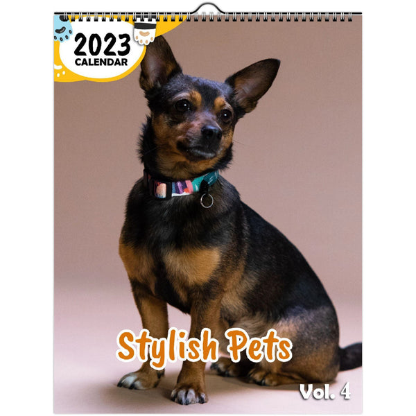 Stylish Pets Volume Four: 2023 Wall Calendar