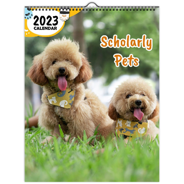 Scholarly Pets: 2023 Wall Calendar