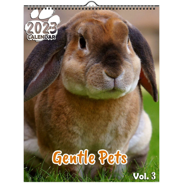Gentle Pets Volume Three: 2023 Wall Calendar