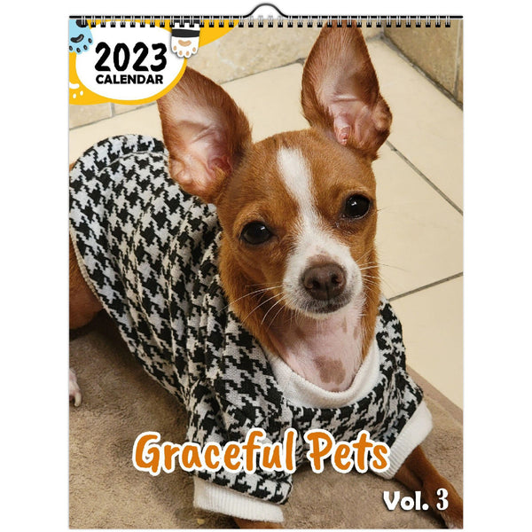 Graceful Pets Volume Three: 2023 Wall Calendar