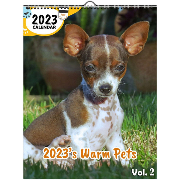 2023's Warm Pets Volume Two: 2023 Wall Calendar