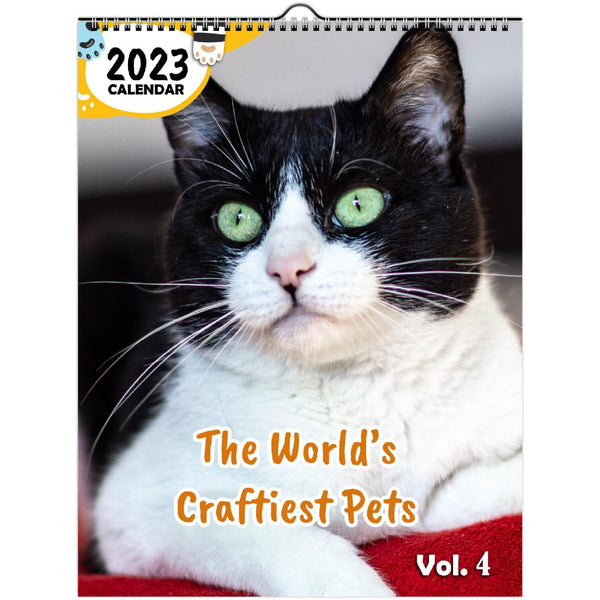 The World's Craftiest Pets Volume Four: 2023 Wall Calendar