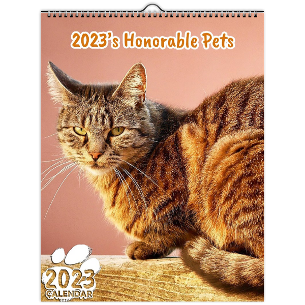 2023's Honorable Pets: 2023 Wall Calendar
