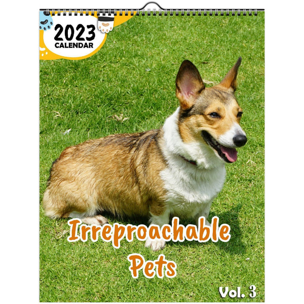 Irreproachable Pets Volume Three: 2023 Wall Calendar