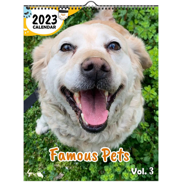 Famous Pets Volume Three: 2023 Wall Calendar