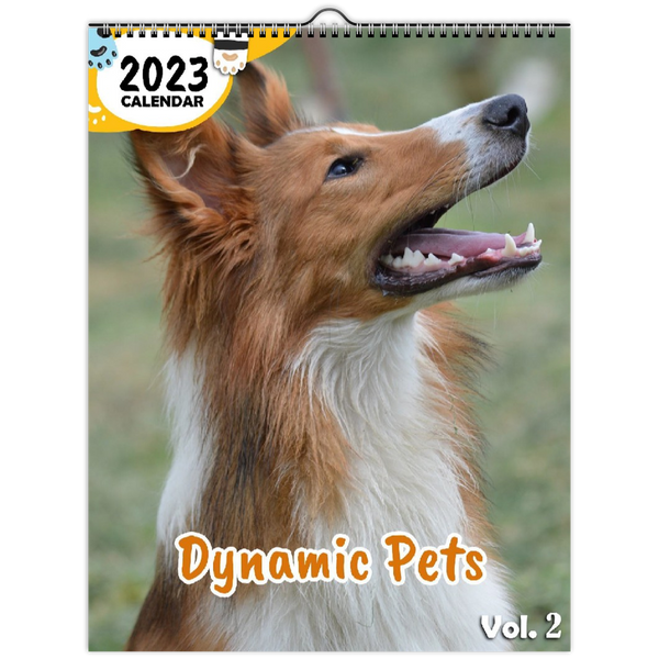 Dynamic Pets Volume Two: 2023 Wall Calendar