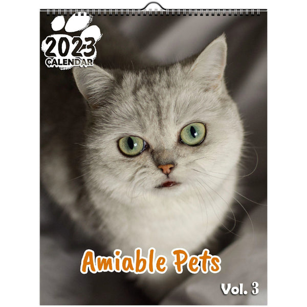 Amiable Pets Volume Three: 2023 Wall Calendar
