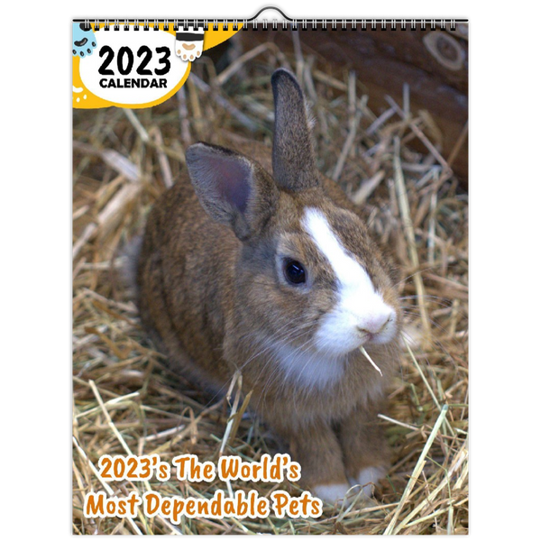 2023's The World's Most Dependable Pets: 2023 Wall Calendar