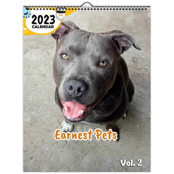 Earnest Pets Volume Two: 2023 Wall Calendar