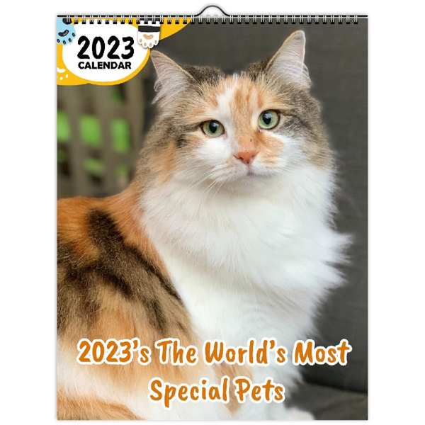 2023's The World's Most Special Pets: 2023 Wall Calendar