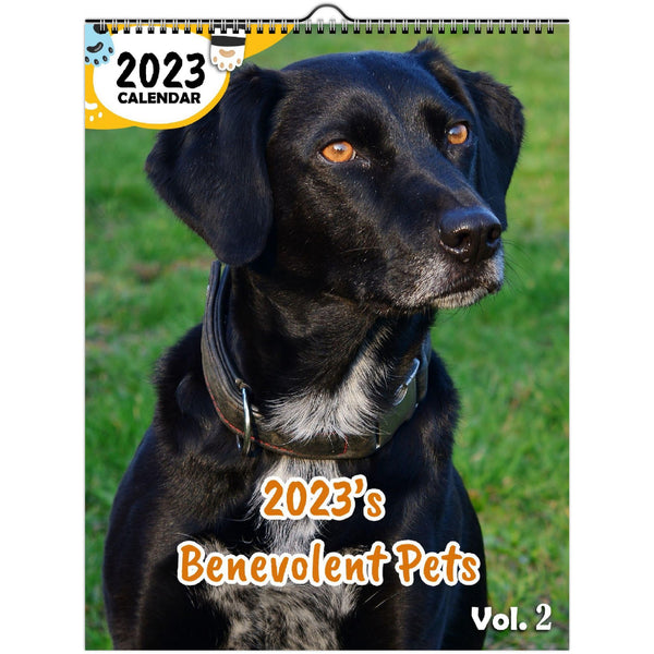 2023's Benevolent Pets Volume Two: 2023 Wall Calendar