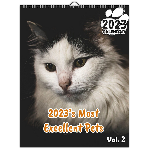 2023's Most Excellent Pets Volume Two: 2023 Wall Calendar